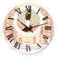 Horloge murale moderne Empowered Cosmic Women Geometric Goddess Series - noir et rouge-59913806