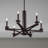 Dedham 6 - Light Dimmable Classic / Traditional Chandelier-22375501