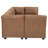 Faux Leather Modular Sectional