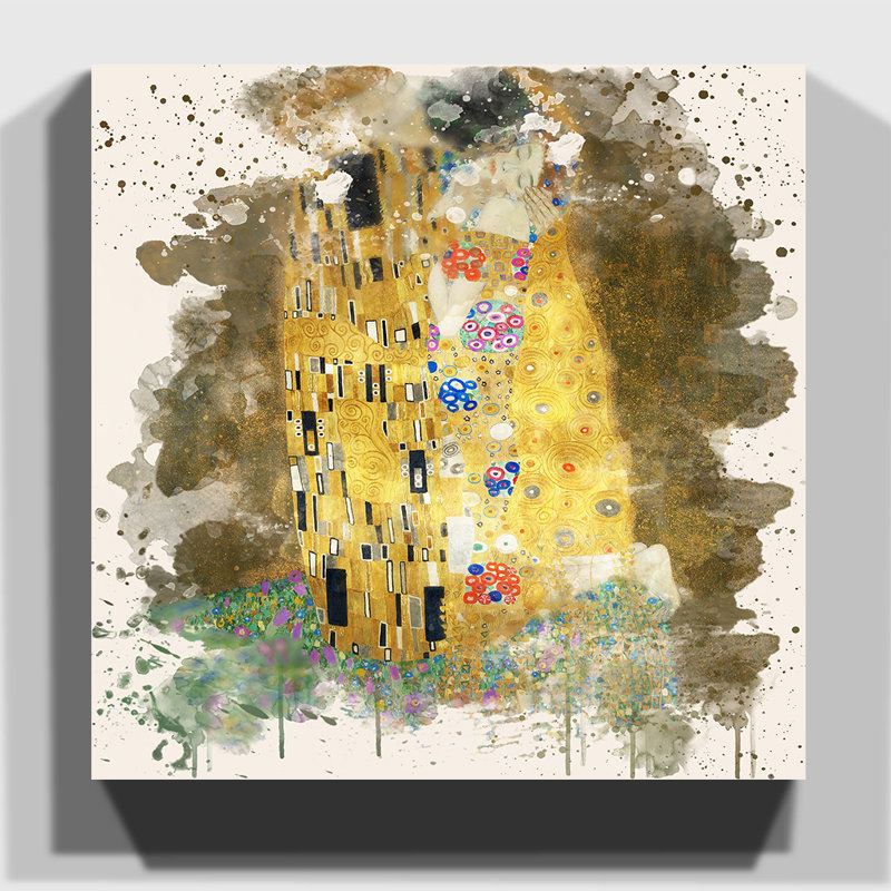 Gustav Klimt - Wrapped Canvas Print, 35cm H x 35cm W