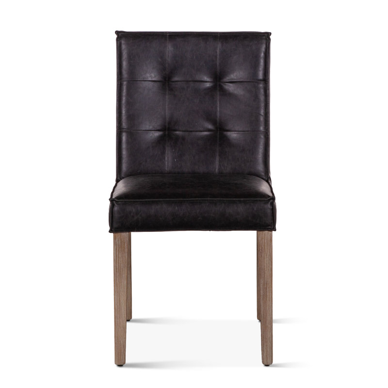 Malti Upholstered Dining Chair, White, Black