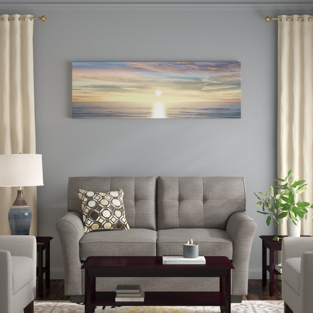 " Sunlit Horizon III " by Maggie Olsen East Urban Home 