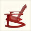 Chaise Adirondack inclinable en bois