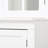 Set Of Two 75.25" Tall Double Glass Doors Pantry