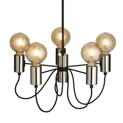 5 - Light Polished Chrome Pendant