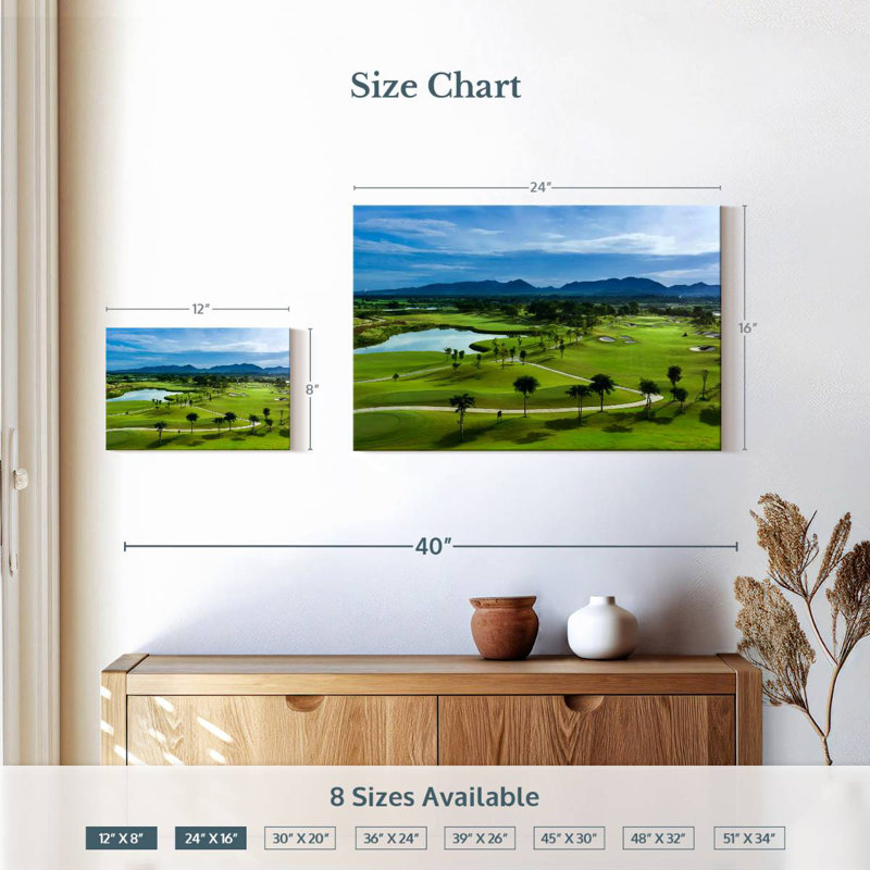 Sireci Green Golf Course, 16" H x 24" W