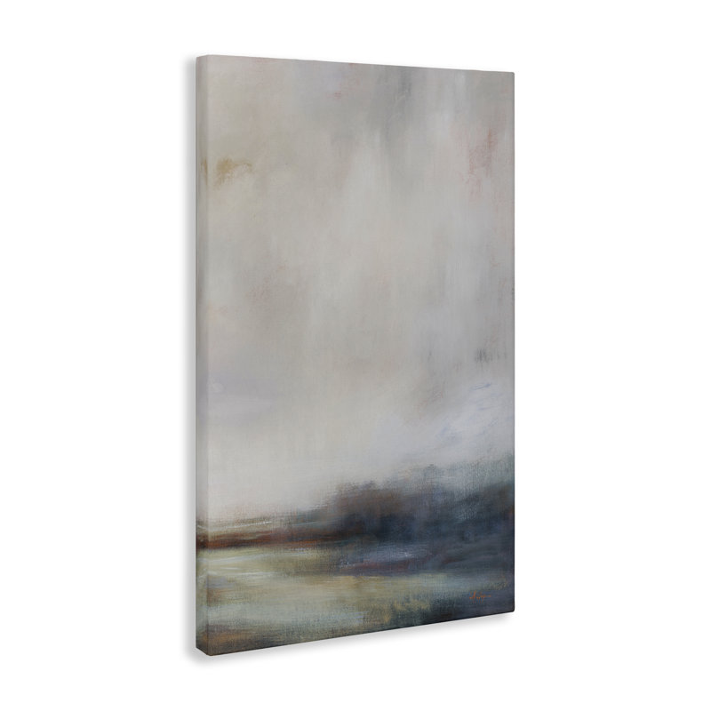 "Misty Gray Landscape", art mural par Simon Addyman, H 30 po x l 20 po