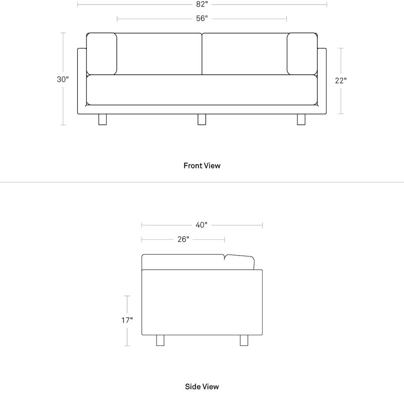 MTO - Sunday Sofa, Landa Stone