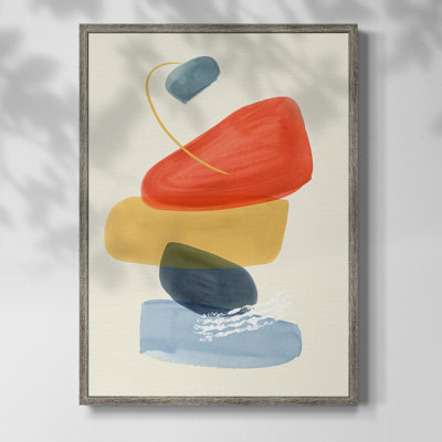 «Bright Color Bundle II», reproduction encadrée - bois massif