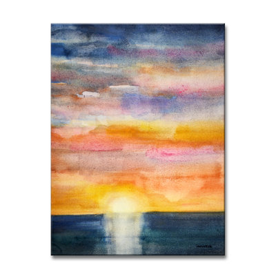 Glorious Sunset by Norman Wyatt, Jr - Print on Canvas