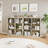 6 Cube Storage Bookshelf, 53" Tall Bookcase with Anti-Tip Design, Modern Freestanding Organizer Shelf-829823149