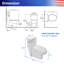 Toilette une pièce Rainlex RX-T24W