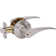 Dayton Keyed Door Lever with Round Rosette