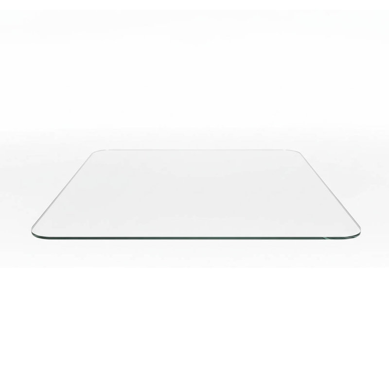 Tempered Glass Chair Mat For Office Floor Protection