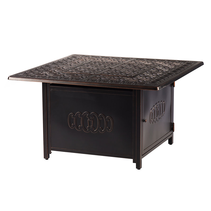 Foyer de table en aluminium au propane Emmylou, Cuivre antique