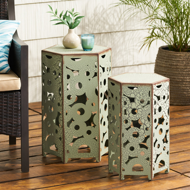 Table d'appoint Selva, Vert antique