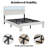 Wooden Farmhouse Bed Frame，Platform Bed Frame With Storage Headboard ，LED Light And Charging Station，White，Queen Size-1918125697-1918125701