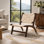 Fauteuil d'appoint rembourré Kraemer