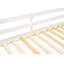 Twin Low Loft Wood Bed In White With Movable Configuration Size Platform - Easy Assembly-429762423-429762424