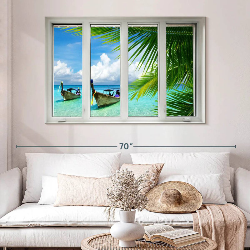 Mehar brise tropicale, H 34 po x l 51 po