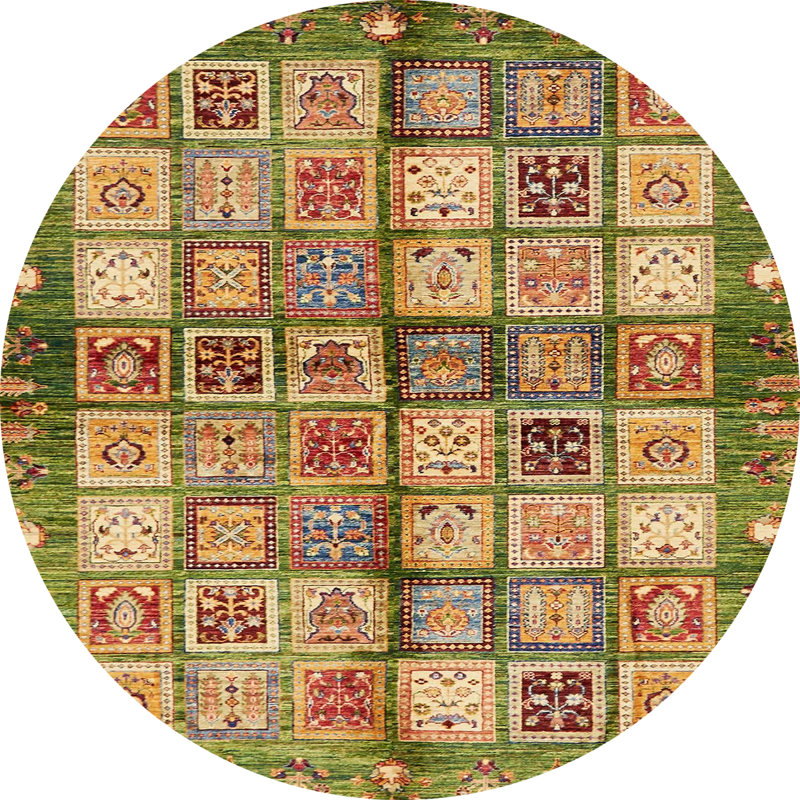 Tapis abstrait moderne 689, Rond 8 pi