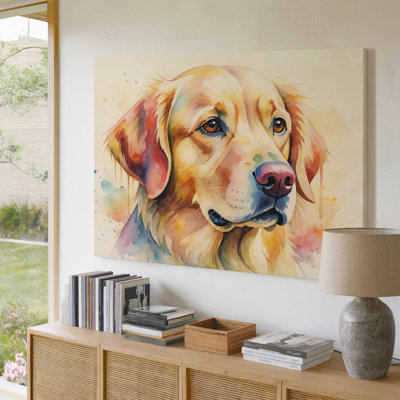 Reproduction d'art sur toile, Golden Retriever