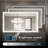 Martrez Frameless LED Lighted Bathroom / Vanity Mirror with Brightness Adjustable, Memory Function, Anti-fog-1253607499