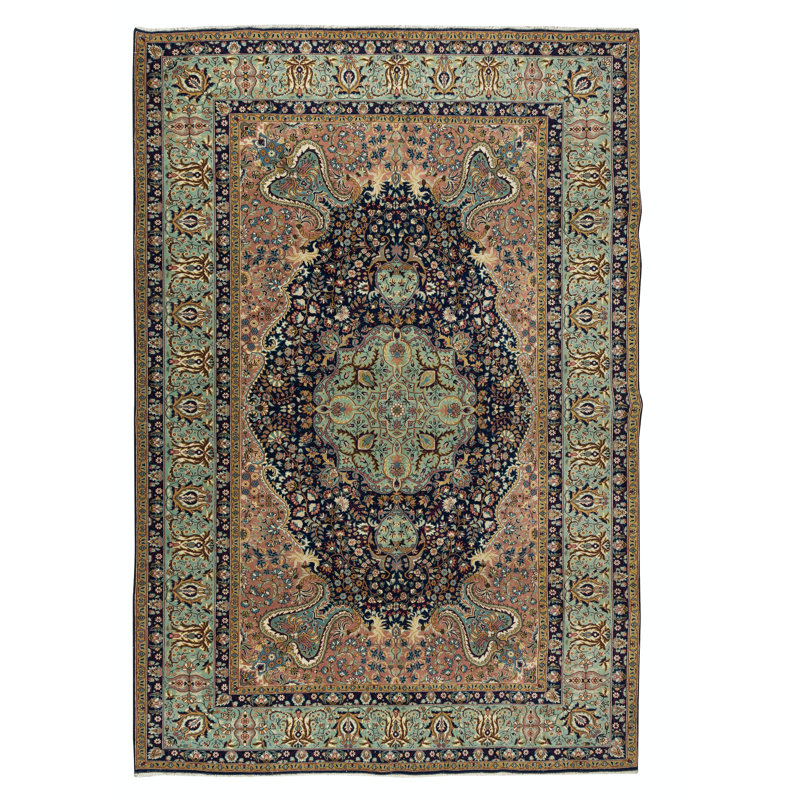 Tapis traditionnel turc traditionnel fait à la main avec motif géométrique