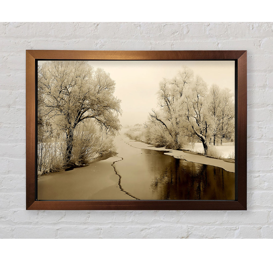 Winter Wonderland Sepia - Druck