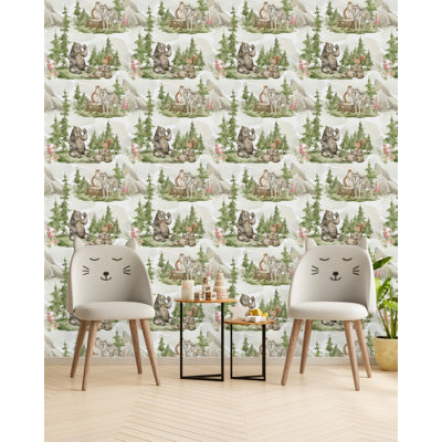 Areana Peel & Stick No Pattern And Not Solid Colour Wallpaper