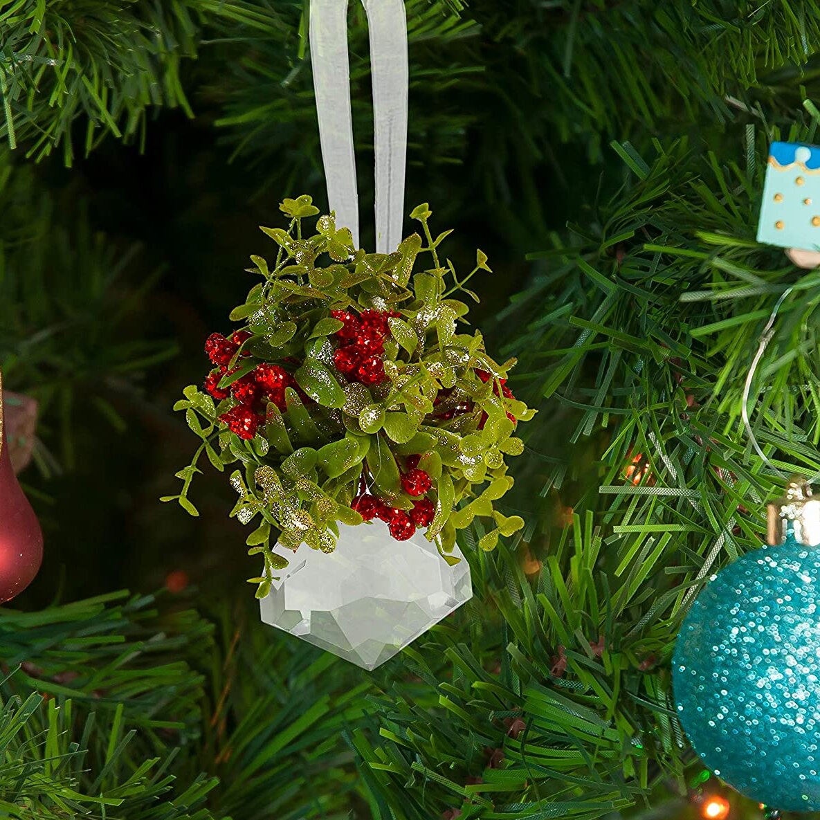 15 Pcs Christmas Acrylic Snowflake Christmas Crystal Christmas Tree  Ornaments Christmas Crystal Decorations Crystal Ornaments for Christmas  Tree for