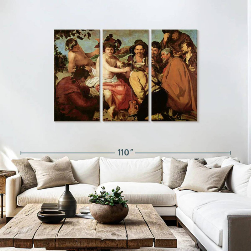 Leisha The Triumph Of Bacchus, 48" H x 74" W
