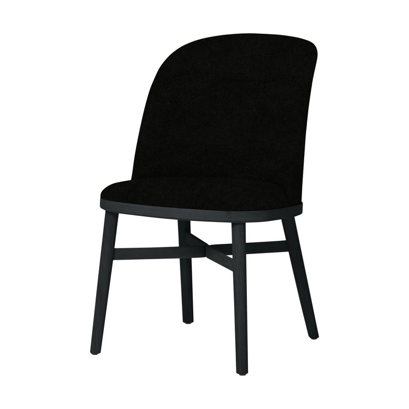 Bund Upholstered Dining Chair, Gray Oak, Steelcut Trio 124