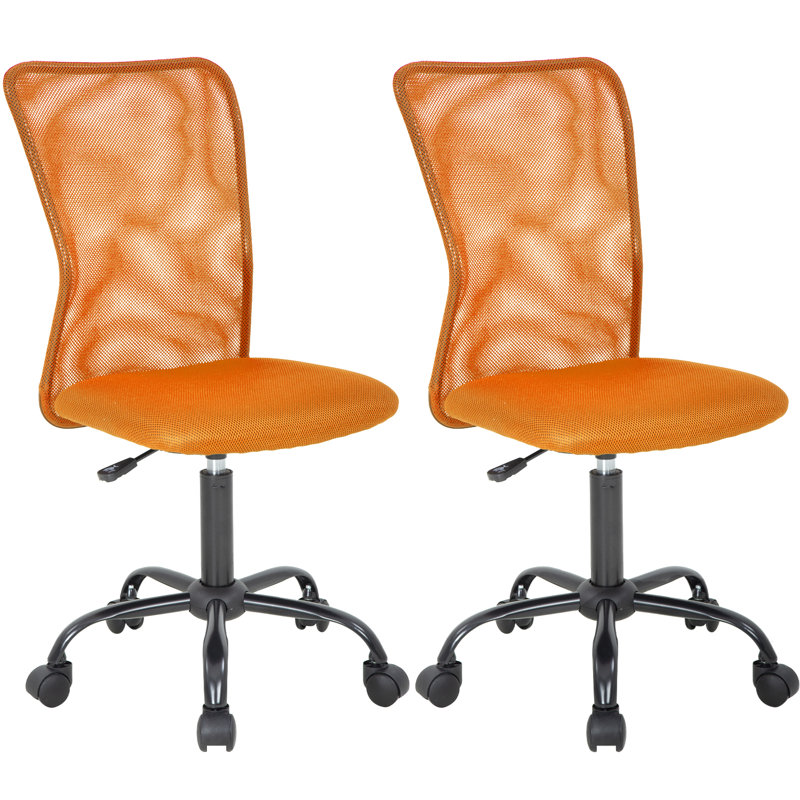 Mesh Task Chair, Orange