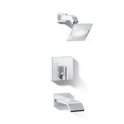Loure Rite-Temp Bath and Shower Trim Set