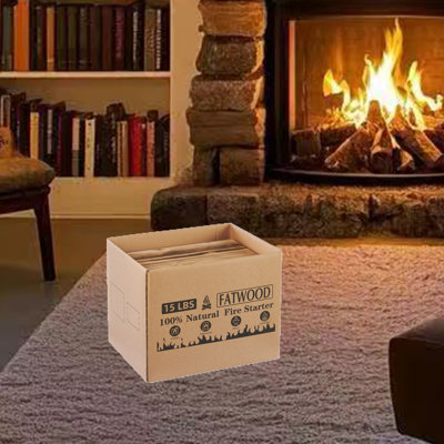 Bâtons de feu en pin 15 lb Fatwood