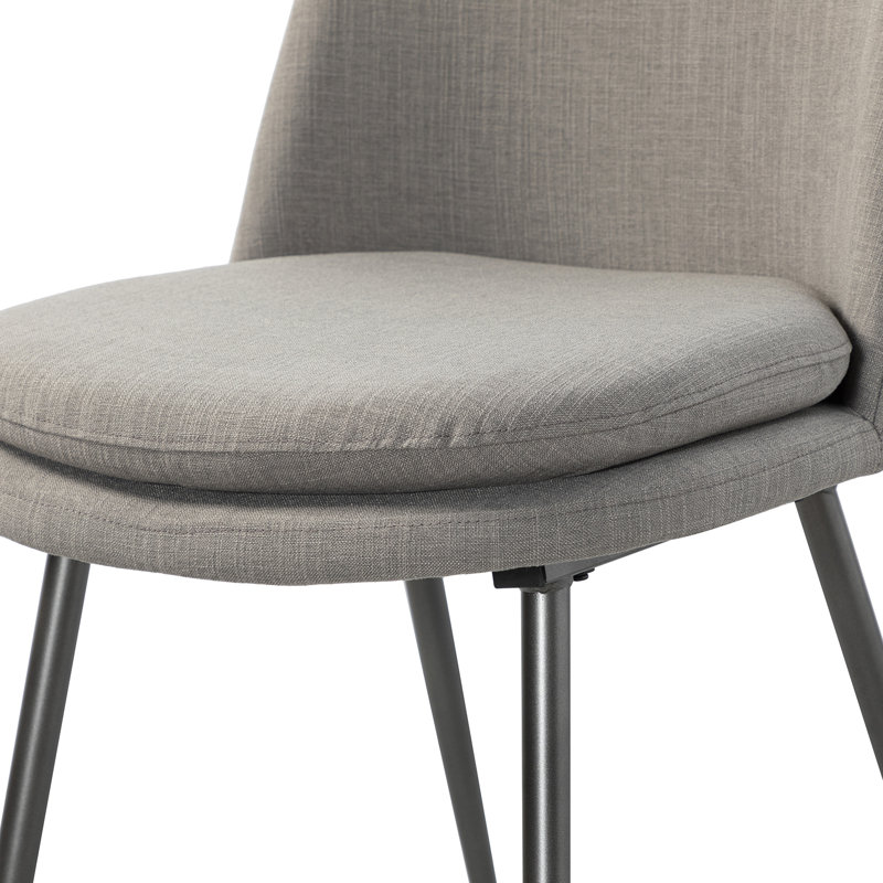 Ensemble repas pour 4 personnes Asiel, gris, Noir / gris