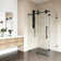 Winslow 46" W x 35" D x 74" H Sliding Frameless Shower Enclosure with 3/8  Clear Glass