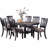 6 - Person Four Leg Dining Set