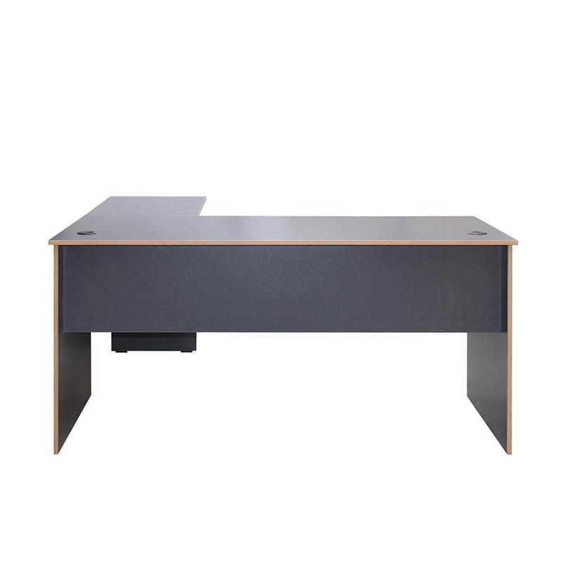 Rio Corner Desk - Large Reversible Office Desk - Matt White or Anthracite Grey, Grey