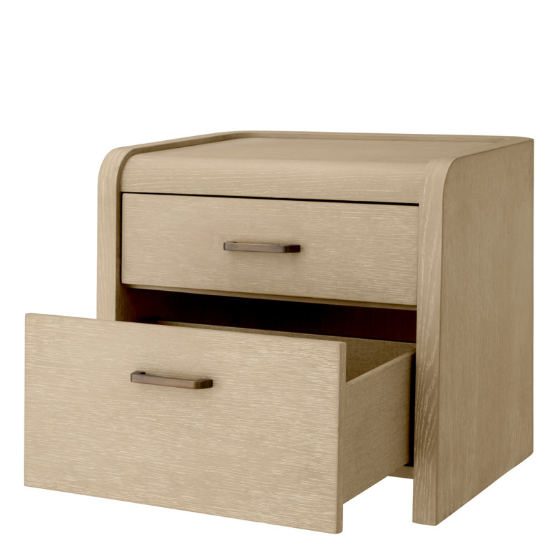 Nightstand Joane, Washed Oak