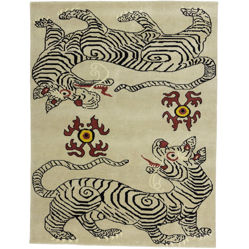 Tapis en laine Oltian, Rectangle 6 pi x 8 pi