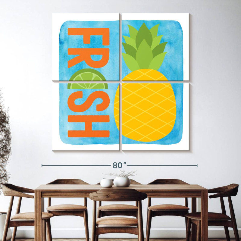 Yarlin Fresh Pineapple, 74" H x 74" W