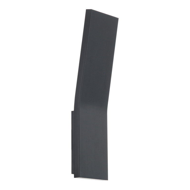 Plafonnier encastré à intensité variable 1 lumière DEL Ogden, H 11 po x l 3 po x P 2,75 po, Noir