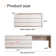 Recruls Home Office 97.6’‘ Extendable Dresser Desk with Storage Drawers, Rectangular/L-shaped Desk
