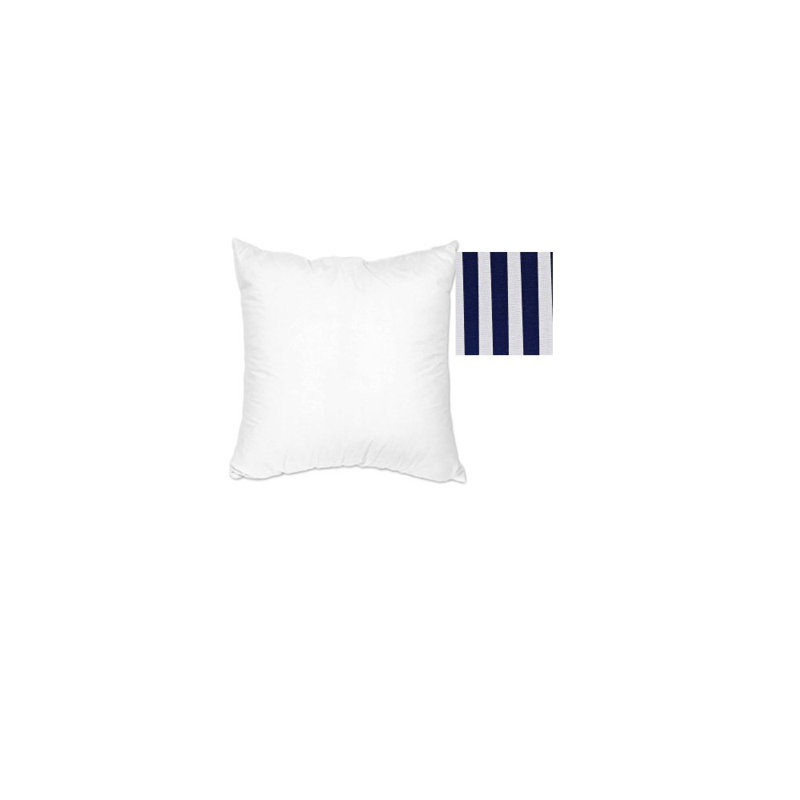 Striped Cotton Throw Pillow