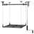 4x4 FT Overhead Garage Storage Rack Lift, 400 lbs Heavy-Duty Ceiling Garage Storage Racks, Adjustable Organization System