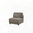 Linen Modular Sectional Sofa with Toss Pillows