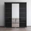 Armoire noire 71 "avec miroir Aria-837274717