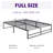 Aula 14'' Metal Platform Bed-1821731937